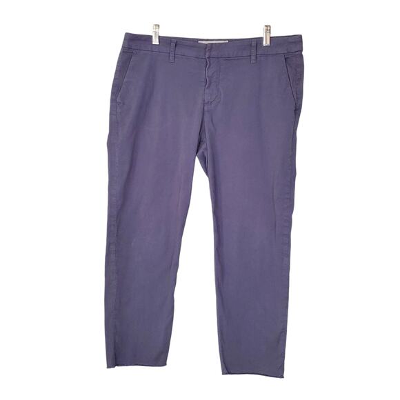 Frank & Eileen Wicklow Italian Chino Straight Leg Mid Rise Pants Ocean Size 12 - Picture 2 of 8
